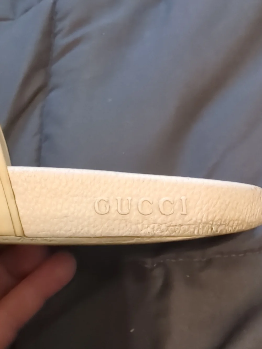 Authentic Gucci Sandal Slides Size 7.5 Made‎ In Italy!